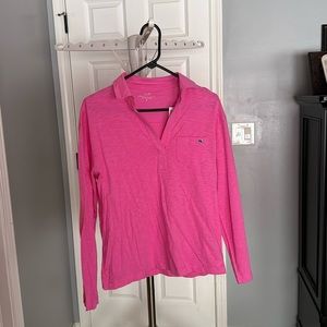Vineyard Vines pink long sleeve